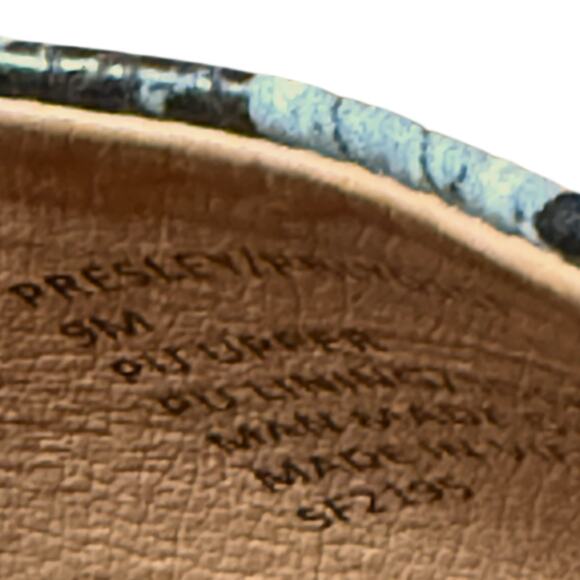 Steve Madden Presley Heel Shoes Womens Gray Snake Pointed Toe Mule 9M - Picture 8 of 8